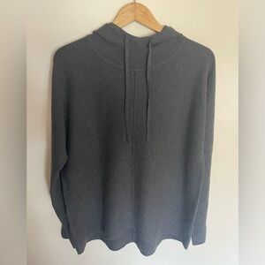 Banana Republic charcoal grey pullover sweater hoodie